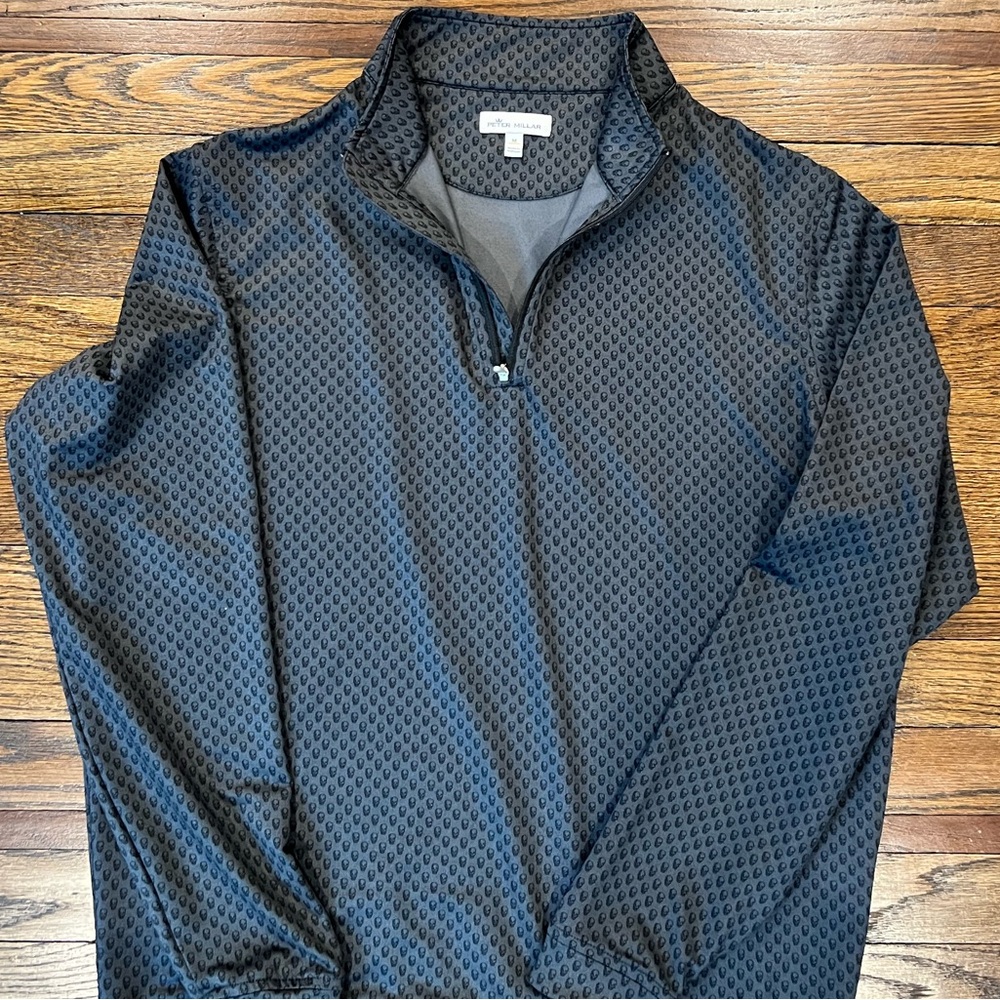 Men’s Peter Millar Skull Half Zip - Size Medium